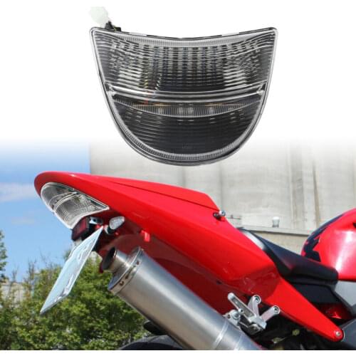 Motorcycle Clear LED Brake Taillight Turn Signals Integrated Light Fit For Honda CBR954RR 2002-2003