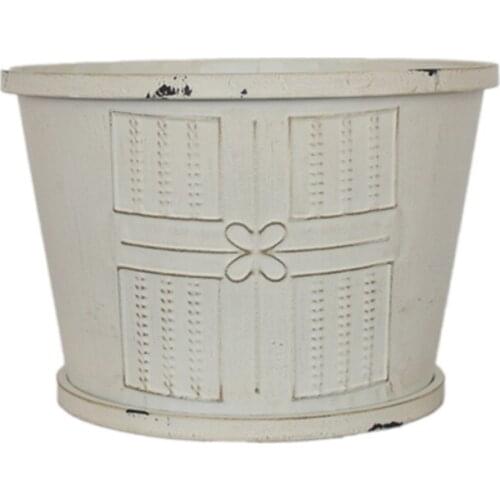 Newborn Bucket props Iron Baby basket photography prop Vintage baby bucket basket