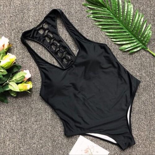 Sexy Women Bikini Set 2018 New Hot Bandage Push-Up Padded Swimwear Swimsuit Bathing Suits Beachwear Black Monokini Biquini Femme