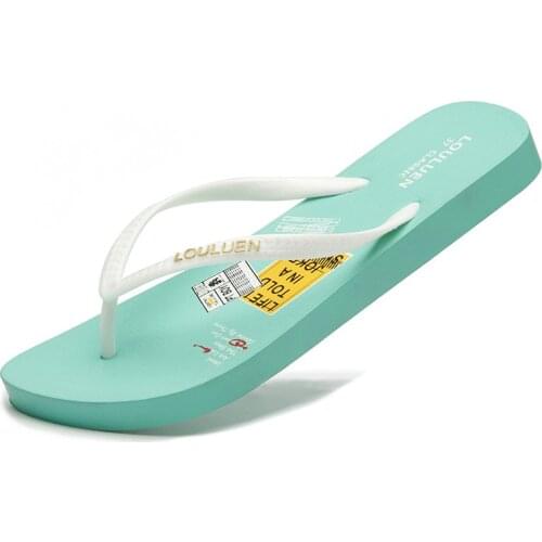 Fashion Flip Flops Men Trendy Outer Wear Clip Feet Breathable Non-Slip Wear-Resistant Outdoor Leisure Flat Beach Funny Slippers