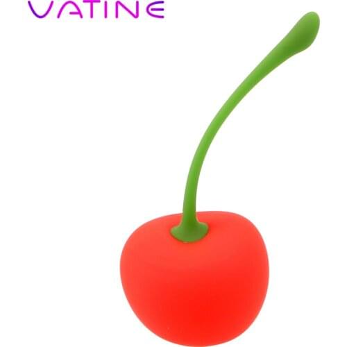 VATINE Kegel Ball Clitoris Stimulator Vibrating Egg Cherry G-Spot Vibrators Vagina Balls Sex Toys for Women Female Masturbation