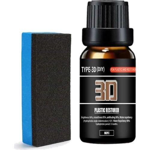 30ML Car Coating Wax 3D Reduce Scratches Car Plastic Restorer Car Coating Paint Care Nano Hydrophobic Coating Waterproof