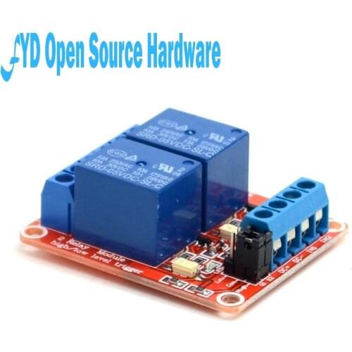 2 channel relay module with optocoupler isolation level trigger support expansion board 24V development board