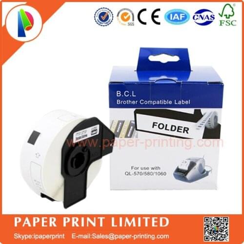 80 Rolls Compatible DK-11201 Label 29mm*90mm Compatible for Brother Label Printer All Come With Plastic Holder 400Pcs/Roll