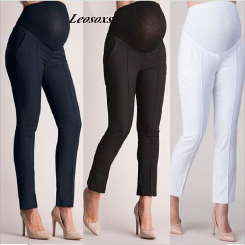 Maternity Pants Soft Slim Adjustable Waist Pregnant Women Leggings Pregnancy Clothes Pants Maternity Clothing