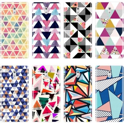 TPU Geometric Flower Aesthetic Cool Fashion Back Cover For Nokia 7 Plus X6 Soft Silicone Case For Nokia 8 6 5 3 2 1 Phone Case