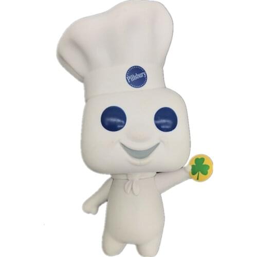 Pillsbury Doughboy #41 #37 Exclusive Shamrock Collectible Model Limited Vinyl Figure Collection Model kids Toy gifts