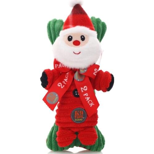 Charmingpet pet dog dog toy Christmas Bone pet toys pet training Squeak Toys