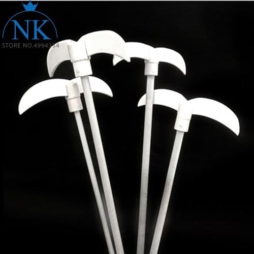 1PCS PTFE 250mm to 700mm stirring paddle stirring potstick rods for school lab experiment