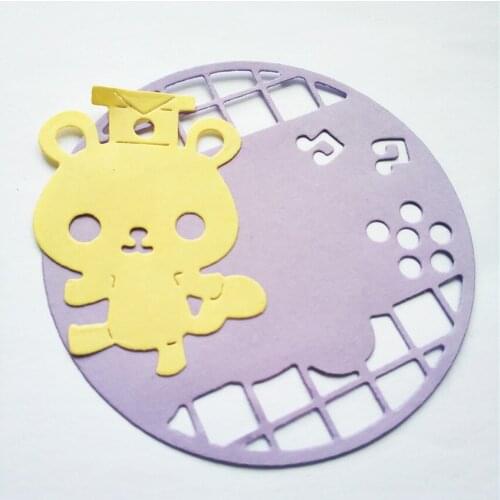 Little Bear Doctor Metal Carbon Steel Cutting Dies Scrapbooking Album Paper Card Decoration Embossing Cutter Knife Mold
