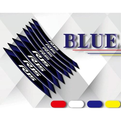 Motorcycle Front and Rear Wheel Reflective Waterproof Personality Stickers Decal Set Accessories LOGO For YAMAHA R15 R-15 R 15