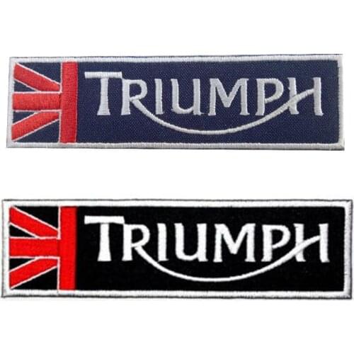 Clothes patch Kinds of Triumph British Vintage Motorcycle Biker Shirt Jacket Cap Classic iron on patches