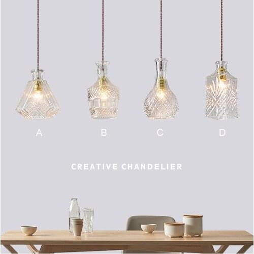 Lighting Fixtures Luminaire-Decor Hanging-Light Ceiling-Lamps Glass Pending Modern Simple