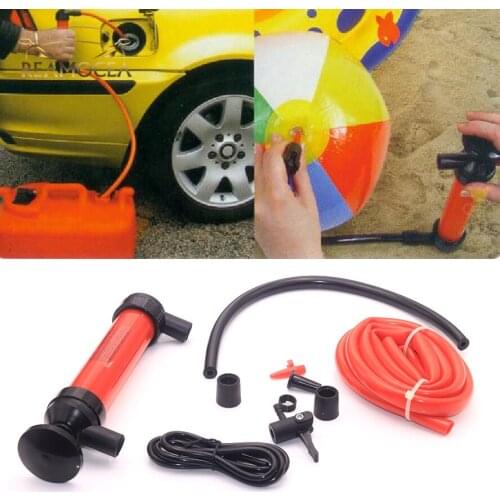 Reamocea Manual Oil Pump for Pumping Oil Gas Siphon Sucker Transfer Hand Pump Set for Oil Liquid Water Chemical Transfer Pump