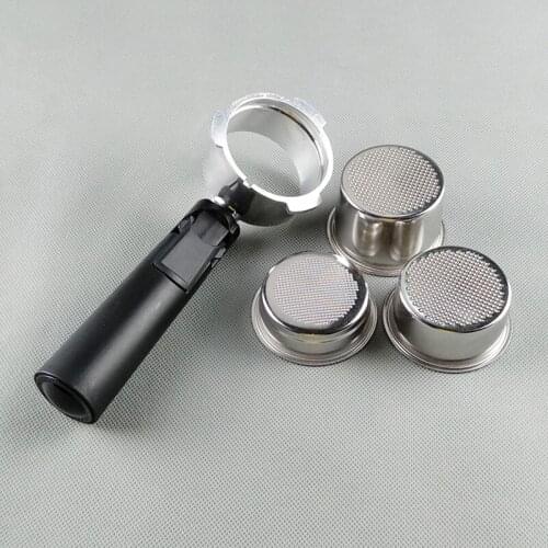 51/53/58mm Adjustable 304Stainless Steel Coffee Espresso Tamper Macaron Convex Four Angled Slopes Base Thread Distribution Tools