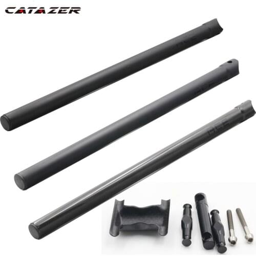 Ultralight 230g Carbon Fibre Bicycle Accessories Bicycle SeatPost for Brompton Folding Bike Seatpost 31.8*580mm Matte Glossy UD