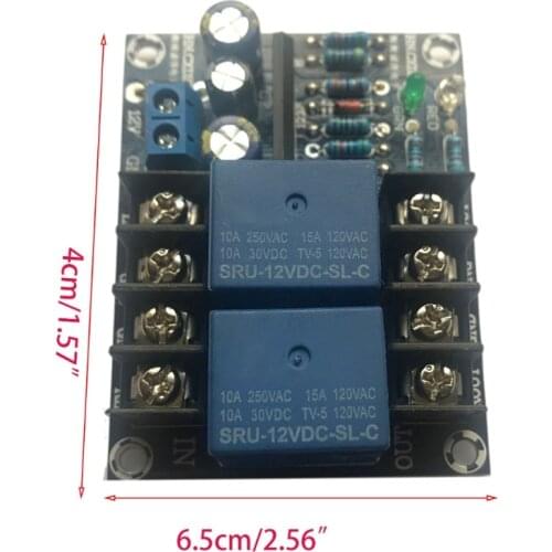UPC1237 2-Channel Sound Amplifier Board Boot Mute Delay Integrated Circuits Dropship Speaker Protection Relay Module Board H052