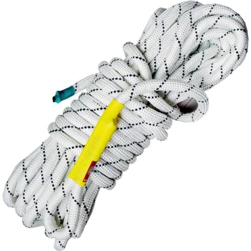 High Strength Diameter 14mm Safety Cord Safety Rope Outdoor Climbing Rock Lanyard for Fire Escape Rescue Camping Hiking