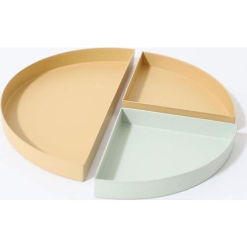 10pcs Food Preservation Tray Cutlery Organizer Gold Home Decor Jewelry Breakfast Cutlery Tray Drawer Organizer Accessory ZSN021