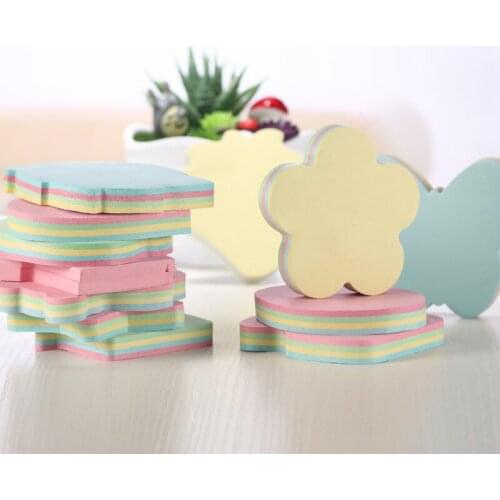 12 Packs of new creative colored paper shaped many times stickers card love small home note stickers multifunctional wholesale p