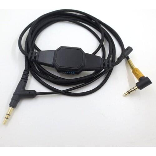 3.5mm Boom Microphone Volume Cable For V-MODA Crossfade M-100 LP LP2 M-80 V-80 To Gaming Headphone For Skype PS4 Xbox One Phones