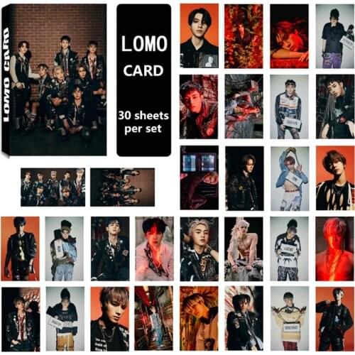 30Pcs/Set High Quality Kpop WAYV Turn Back Time Photocard New LOMO Card For Fans Gift