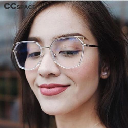 48265 TR90 Cat Eye Glasses Frames Anti Blue Women Optical Fashion Computer Glasses
