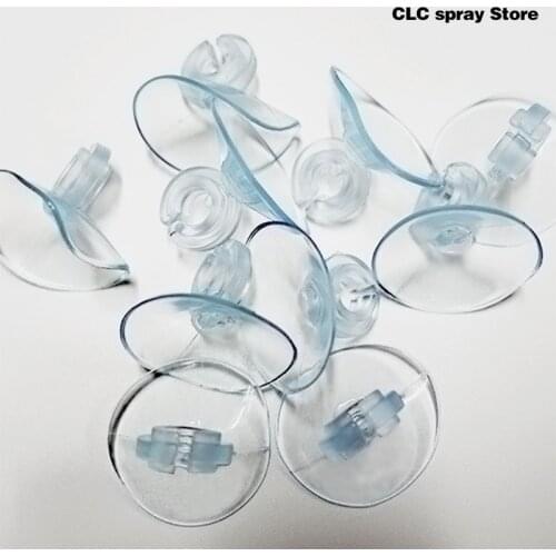 50Pcs/lot Aquarium Sucker Suction Silicone Cup For 4/6mm Air Line Pipe Tube Wire Glass Surface Holder Fish Tank Pump Supplies