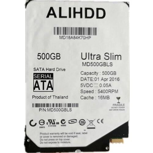 500gb 2.5inch UltraSlim 5MM 16MB 5400RPM SFF-8784 SATA Express Warranty 1-year