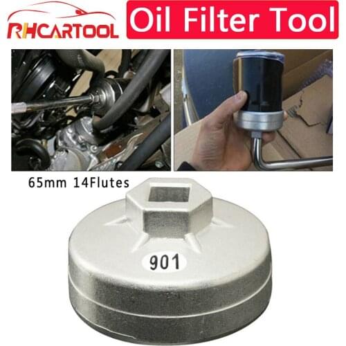 74mm 14 Flute Aluminum Oil Filter Wrench Socket Remover Tool For BMW For AUDI For Benz For Toyota Oil Filter Wrench Auto Tool