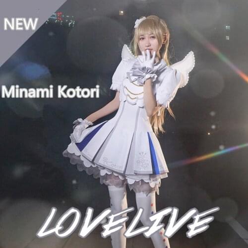 Anime! 2018 New Hot Lovelive Minami Kotori Arcade Game 4 sj Uniform Lolita Dress Cosplay Costume For Halloween Free Shipping