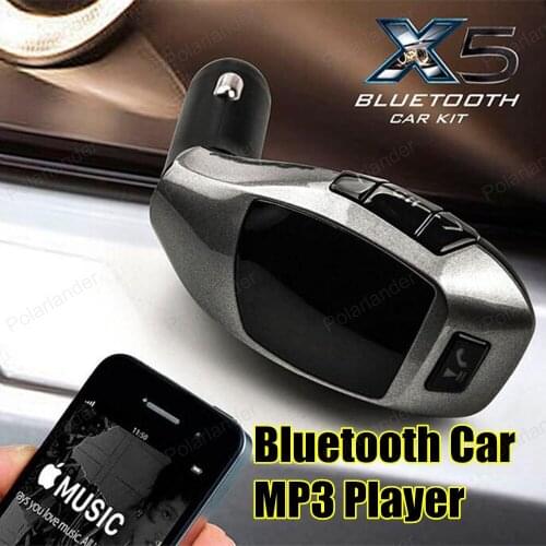 Car MP3 Player BluetoothHandsfree FM Transmitter HD Loosless + LCD Screen + Support TF Slot With Remote Control