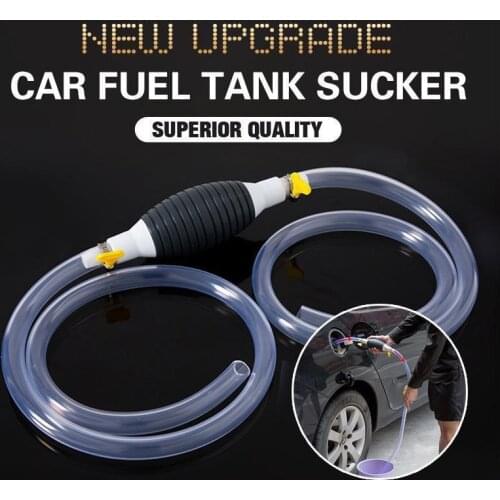 Car Fuel Tank Sucker Siphon Hose Manual Pumps for Fuel Gasoline Oil Water Liquid SUB Sale