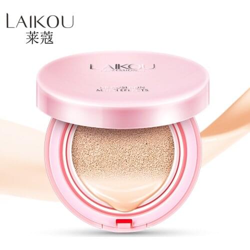 LAIKOU Air Cushion BB Cream Concealer Makeup Korean Cosmetics Bare Make up Foundation Sunscreen Moisturizing CC Isolation