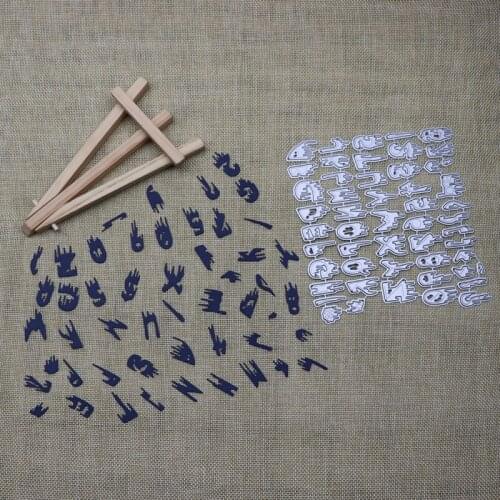 Letters Numbers Symbol 2021 New Metal Cutting Dies Scrapbook Diary Decoration Embossing Template DIY Greeting Card Handmades