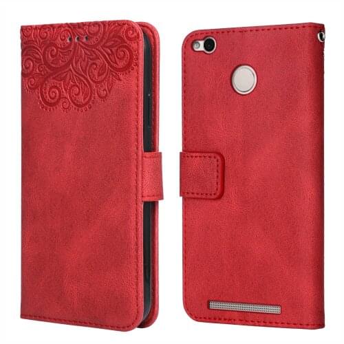 For on Xiaomi Redmi 3 Pro Flower Embossing Case Coque for Redmi 3 Pro Wallet Flip Leather Case for Xiaomi Redmi3 3 Pro Phone Bag