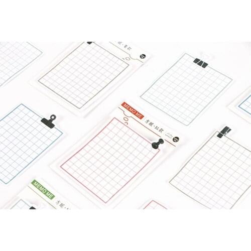 Colorful square sticky note memo pad(1pack)