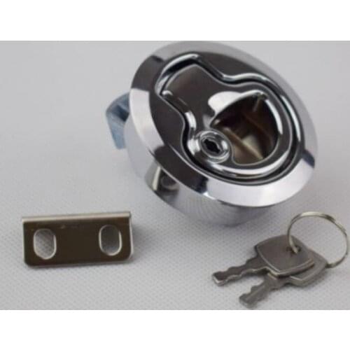 Flush Pull Hatch Latch Marine Boat bright chrome plated PA-6
