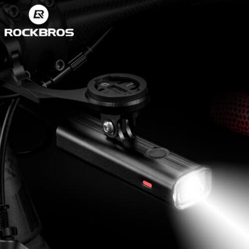 ROCKBROS Bike Light Hoisting Headlights Multifunctional Holder Powerful Flash Light USB Charing Led Bicycle Front Light 4000mAh
