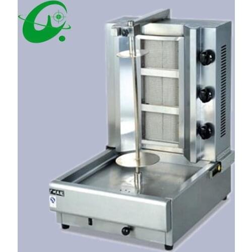 Gas shawarma kebab machine doner kebab grill machine with 4 burner Middle East Grill