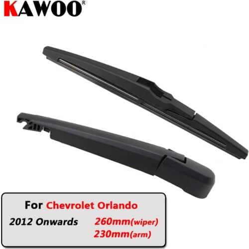 KAWOO Car Rear Wiper Blade Blades Back Window Wipers Arm For Chevrolet Orlando (2012-) 260mm Auto Windscreen Blade Styling
