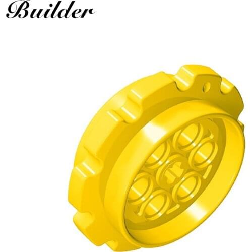 Little Builder 57519 MOC Technology Part 5x5x2 Large Track Wheels 10pcs Building Blocks DIY Creative Assembles Particles Toys