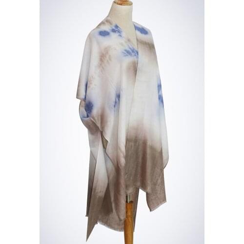 Tie-Dye Bathing Suit Wraps Beach Wear Fashionable Kimono Dress Women Summer Swimsuit Cover Up Shawls Female Ponchos