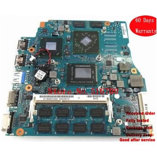 A1846536A For Sony Vaio VPCSB Laptop Motherboard /w i5-2430M CPU MBX-237 Fully tested