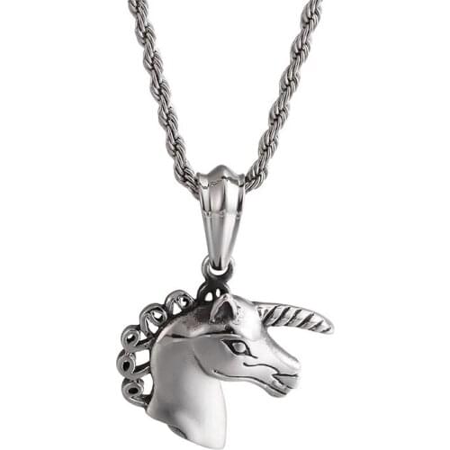 New jewelry pendants Titanium steel dream Pegasus good luck pendant titanium steel