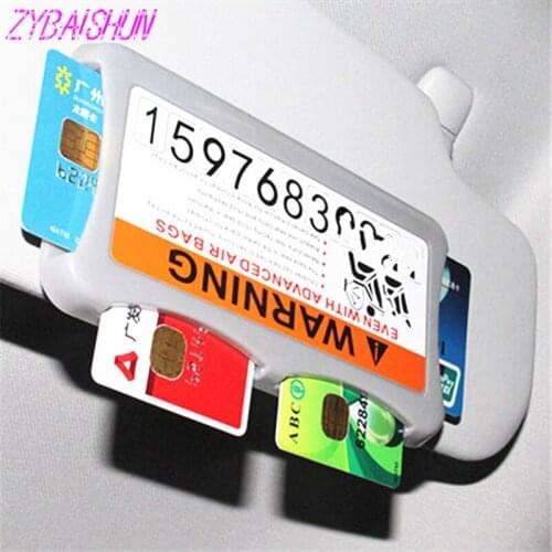 NEW Sun Visor Multifunctional Storage Box Memory Card Holder for Buick Regal Lacrosse Excelle GT/XT/GL8/ENCORE/Enclave/Envision