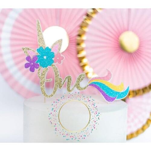 Custom Unicorn Cake Topper-Age Cake-Unicorn Birthday Party - CHOOSE Your Age - Unicorn First Birthday-Unicorn Party Decorations