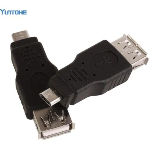 USB 2.0 A Female to Micro USB B 5 Pin male F M Converter new Adapter 100pcs/lot