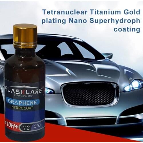 50ML Car Glass Ceramic Coating Waterproof Care Liquid Anti-scratch Super Hydroph