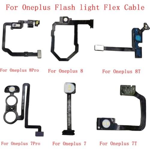 Rear Camera Flash Light Sensor Flex Cable For Oneplus 8 8Pro 8T 7 7Pro 7T Nord Flashlight Ribbon Replacement Parts